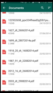 Share Documents in Whatsapp